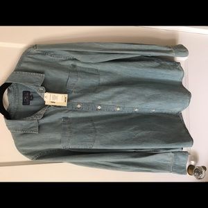 NWT Lucky Brand Demin Shirt size L